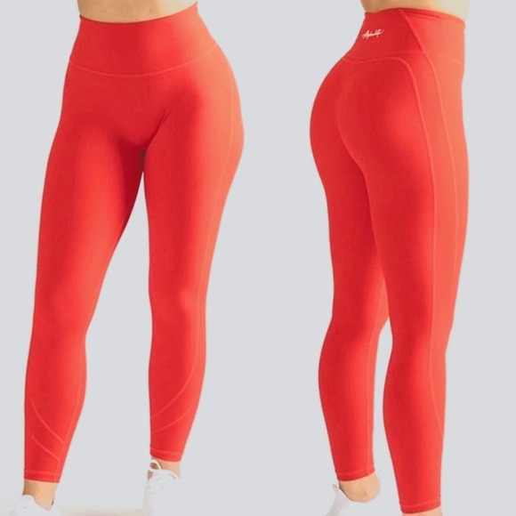 Alphalete Pants - 🔴SALE! Alphalete Red Coral Pulse Surge Leggings